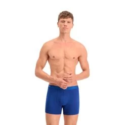 Boxer Sport En Coton Pour Hommes PUMA Bleu (lot De 6) -Magasin De Vélos boxer sport en coton pour hommes puma bleu lot de 6 2
