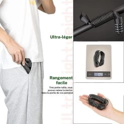 ROCKBROS Câble Antivol Casque Vélo Cadenas à Combinaison à 4 Chiffres Noir 1,5m -Magasin De Vélos cable antivol casque velo cadenas a combinaison a 4 chiffres noir 15m 5