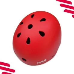 Casque De Vélo Enfants Skate - Rouge 11 Casque De Vélo Enfants Skate - Rouge -Magasin De Vélos casque de velo enfants skate rouge 4