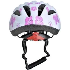 Casque Vélo Enfant Fille - Casque Enfant Floral Blanc/rose -Magasin De Vélos casque velo enfant fille casque enfant floral blancrose 2
