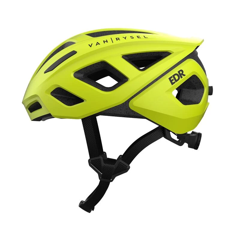 CASQUE VELO ROUTE ROADR 500 JAUNE FLUO 3 CASQUE VELO ROUTE ROADR 500 JAUNE FLUO – Image 3