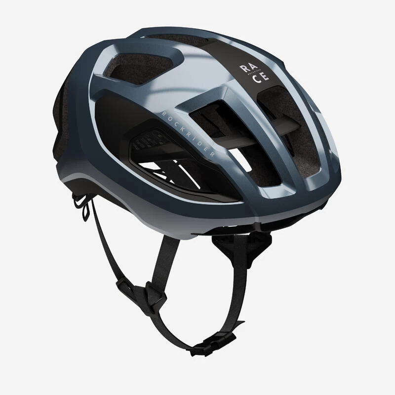 Rockrider CASQUE VÉLO VTT XC RACE GRIS NOIR 2 Rockrider CASQUE VÉLO VTT XC RACE GRIS NOIR – Image 2
