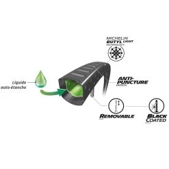 Michelin CHAMBRE A AIR VTT PROTEK MAX 27,5 X 2,45 - 3,00 VALVE PRESTA -Magasin De Vélos chambre a air vtt protek max 275 x 245 300 valve presta 5