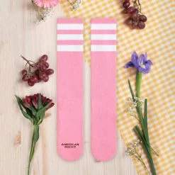 Chaussettes American Socks Bubblegum - Knee High -Magasin De Vélos chaussettes american socks bubblegum knee high 4