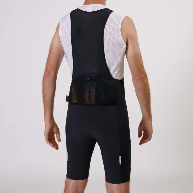 Riverside Cuissard à Bretelles Vélo Gravel 500 Cargo Noir 7 Riverside Cuissard à Bretelles Vélo Gravel 500 Cargo Noir – Image 7