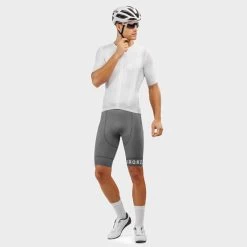 Cuissard Vélo Court Homme Cyclisme BX Fassa Gris -Magasin De Vélos cuissard velo court homme cyclisme bx fassa gris 3