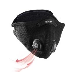 DEMI MASQUE FILTRANT SPORT 500 BROYX + 2 FILTRES INCLUS -FFP1- -Magasin De Vélos demi masque filtrant sport 500 broyx 2 filtres inclus ffp1 6