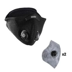 DEMI MASQUE FILTRANT SPORT 500 BROYX + 2 FILTRES INCLUS -FFP1- -Magasin De Vélos demi masque filtrant sport 500 broyx 2 filtres inclus ffp1 9