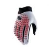 100% Gants GEOMATIC SP22 Grey/Racer Red