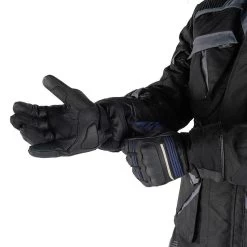 Gants IBOK GT WATERPROOF Homme Noir/Bleu DXR -Magasin De Vélos gants ibok gt waterproof homme noirbleu dxr 2