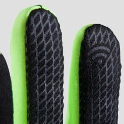 GANTS VELO 500 MI-SAISON JAUNE FLUO -Magasin De Vélos gants velo 500 mi saison jaune fluo 2