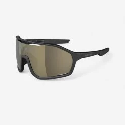 Rockrider Lunettes De Vélo Adulte XC RACE II Catégorie 3 NOIR/GOLD