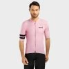 Maillot Manches Courtes Cyclisme SIROKO M2 Ronda Rose Bonbon Homme