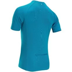 MAILLOT MANCHES COURTES VELO ROUTE TRIBAN ESSENTIEL BLEU -Magasin De Vélos maillot manches courtes velo route triban essentiel bleu 2