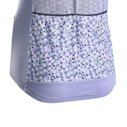 MAILLOT VELO ROUTE MANCHES COURTES RC500 FEMME FLORAL LAVANDE -Magasin De Vélos maillot velo route manches courtes rc500 femme floral lavande 4