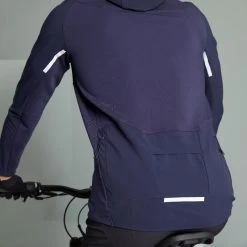 Rockrider Maillot Vélo VTT Manche Longues Mi Saison - EXPL 500 BLEU -Magasin De Vélos maillot velo vtt manche longues mi saison expl 500 bleu 3