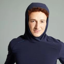 Rockrider Maillot Vélo VTT Manche Longues Mi Saison - EXPL 500 BLEU -Magasin De Vélos maillot velo vtt manche longues mi saison expl 500 bleu 6