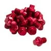 Reverse Pins De Rechange Pour Pédales De Plateforme 16 Pièces Alloy - M4 - Rouge