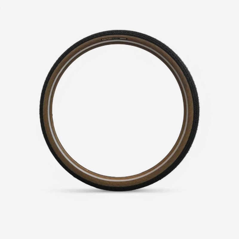 BTWIN Pneu 20"x1.75 50-406 Flanc Marron 1 BTWIN Pneu 20"x1.75 50-406 Flanc Marron