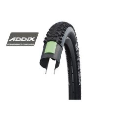 Pneu Vtt 29 X 2.10 Schwalbe Smart Sam Plus Addix Noir Tr (54-622)