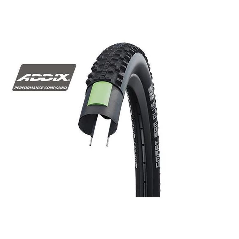 Pneu Vtt 29 X 2.10 Schwalbe Smart Sam Plus Addix Noir Tr (54-622) 1 Pneu Vtt 29 X 2.10 Schwalbe Smart Sam Plus Addix Noir Tr (54-622)