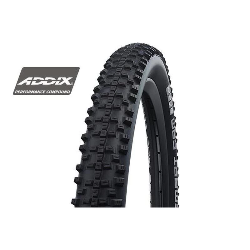 Pneu Vtt 29 X 2.35 Schwalbe Smart Sam Addix Performance Tr Noir (60-622) 1 Pneu Vtt 29 X 2.35 Schwalbe Smart Sam Addix Performance Tr Noir (60-622)