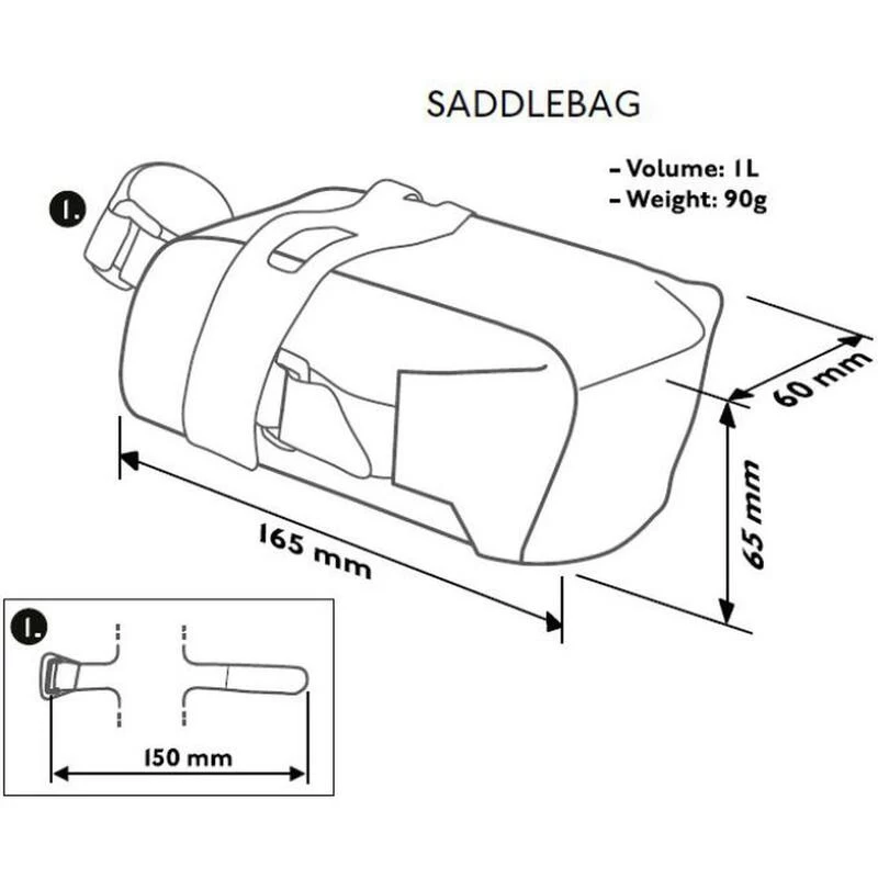 PRO Sacoche De Selle Discover, Petite 4 PRO Sacoche De Selle Discover, Petite – Image 4