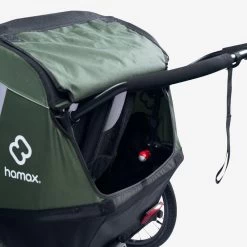 REMORQUE VELO HAMAX IXPLORER VERT -Magasin De Vélos remorque velo hamax ixplorer vert 3