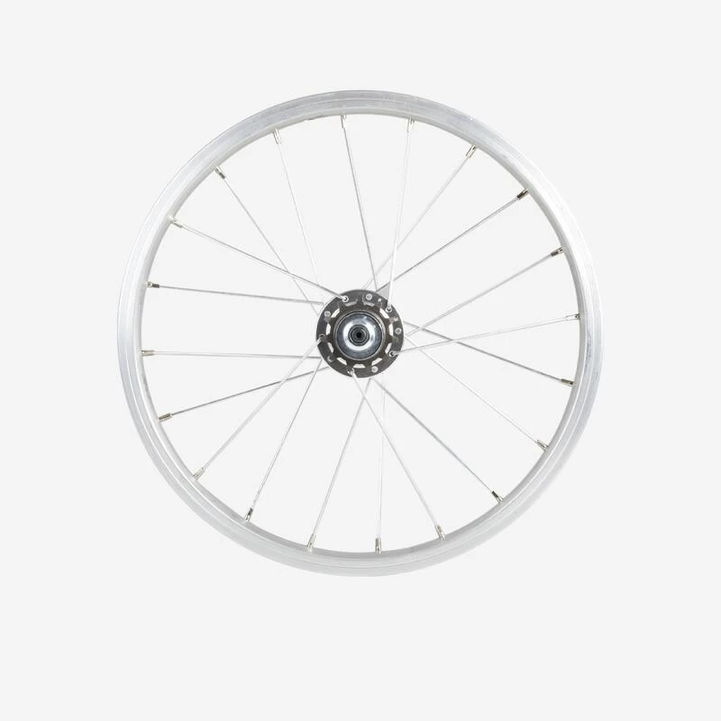 BTWIN Roue Vélo Enfant 16 Pouces Arrière à Roue Libre Intégré 11 Dents Argent 1 BTWIN Roue Vélo Enfant 16 Pouces Arrière à Roue Libre Intégré 11 Dents Argent