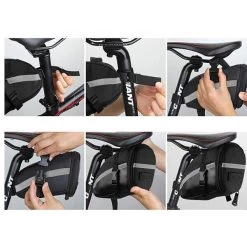 Sacoche De Selle 1.2 Litres Noir VTT/Vélo De Course -Magasin De Vélos sacoche de selle 12 litres noir vttvelo de course 3