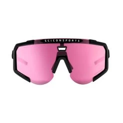Scicon Aeroscope Lunettes De Sports (Noir Brillant/Rose) -Magasin De Vélos scicon aeroscope lunettes de sports noir brillantrose 2