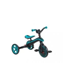 GLOBBER Tricycle EXPLORER 4-en-1 Évolutif & Pliable Bleu Canard -Magasin De Vélos tricycle explorer 4 en 1 evolutif and pliable bleu canard 4