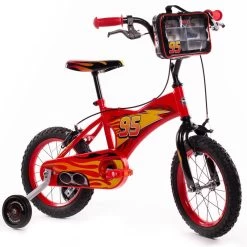 Vélo Pour Enfants Huffy Disney Cars 14 Pouces + Stabilisateurs