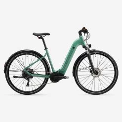 Rockrider Vélo Tout Chemin électrique à Moteur Central - Cadre Bas - E-actv 500 Vert