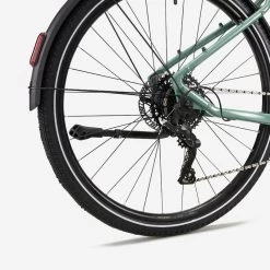 Rockrider Vélo Tout Chemin électrique à Moteur Central - Cadre Bas - E-actv 500 Vert -Magasin De Vélos velo tout chemin electrique a moteur central cadre bas e actv 500 vert 4