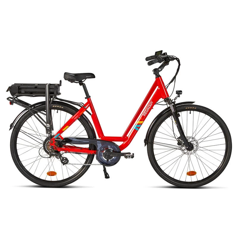 Vélo Ville électrique - NEOMOUV Sinapia Hydraulique - Rouge 1 Vélo Ville électrique - NEOMOUV Sinapia Hydraulique - Rouge